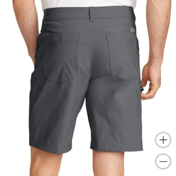Eddie Bauer Men's Rainier Shorts Gray - Picture 4 of 4